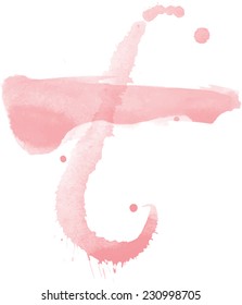 Aquarelle  texture made in vector.