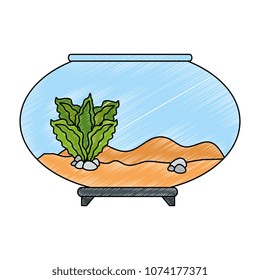 aquarium bowl without fish icon