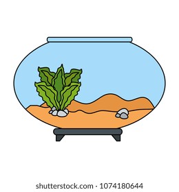 aquarium bowl without fish icon