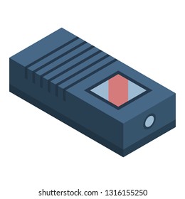 Aquarium filter icon. Isometric of aquarium filter vector icon for web design isolated on white background