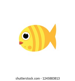 Aquarium fish cartoon vector