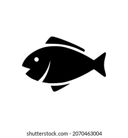 aquarium fish silhouette illustration background icon perfect for all project