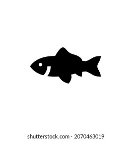 aquarium fish silhouette illustration background icon perfect for all project