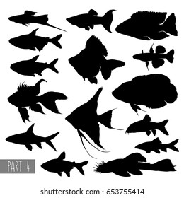 Download Tropical Fish Silhouettes Images Stock Photos Vectors Shutterstock