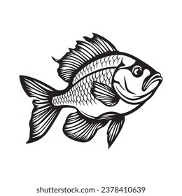 Aquarium Fish Vector, Cute fish vector, Tropical fish