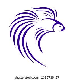 Aquarium Fish Vector Logo Design Template