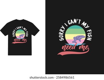 aquarium and fishing t shirt design with quotes