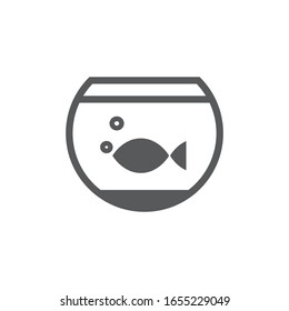 Aquarium icon on white background