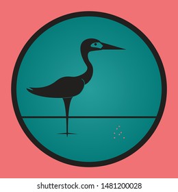 Aquarium Icon - Vector Bird