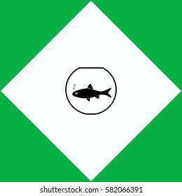Aquarium  icon. Vector design.