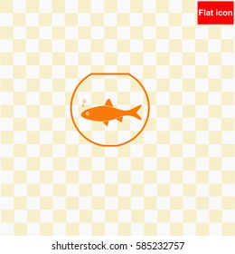 Aquarium  icon Vector design.