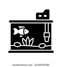 aquarium icon vector design template simple and clean