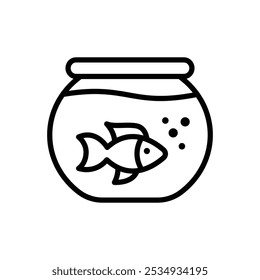 aquarium icon vector design template simple and clean