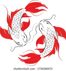 Aquarium logo illustration for the pet fish store