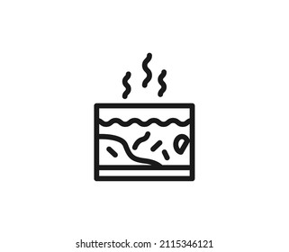 Aquarium premium line icon. Simple high quality pictogram. Modern outline style icons. Stroke vector illustration on a white background. 