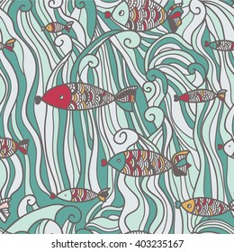 aquarium seamless fish underwater texture