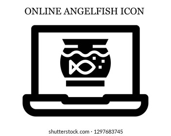 Aquarium search icon. Editable Aquarium search icon for web or mobile.