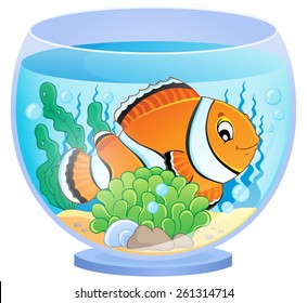 Aquarium theme image 1 - eps10 vector illustration.