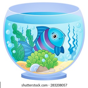 Aquarium theme image 8 - eps10 vector illustration.