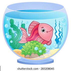 Aquarium theme image 9 - eps10 vector illustration.