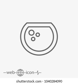 aquarium vector icon