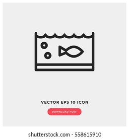 Aquarium vector icon
