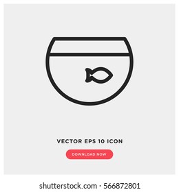Aquarium vector icon