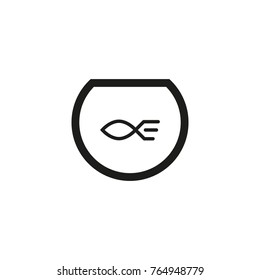 aquarium vector icon