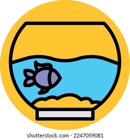 Aquarium Vector Icon which is suitable for commercial work and easily modify or edit it

