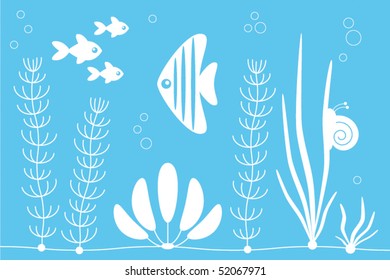 aquarium. Vector illustration