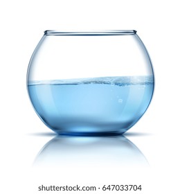 Aquarium with water inside