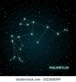 Aquarius constellation design