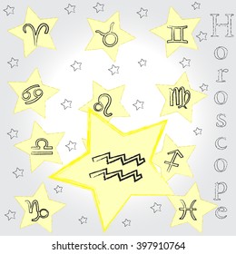Aquarius . Horoscope . Zodiac .