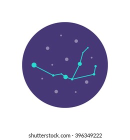 aquarius icon. vector illustration
