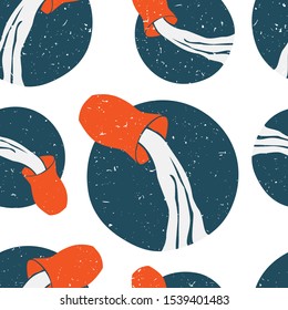 Aquarius signs seamless pattern. Сolored zodiac sign on a white background. Zodiac pattern original design. Vector shabby hand drawn illustration