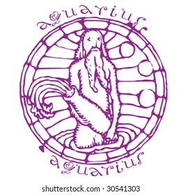 aquarius stamp