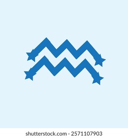 The Aquarius symbol, often represented by the Water Bearer, embodies the essence of innovation, independence, and intellectual curiosity. Depicted as a figure pouring water from a vessel, this symbol 