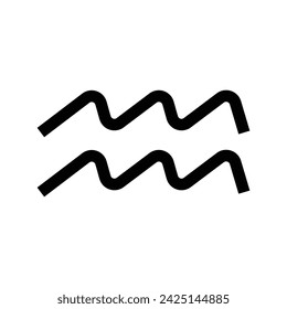 Aquarius zodiac icon vector illustration design
