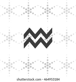 Aquarius zodiac sign.