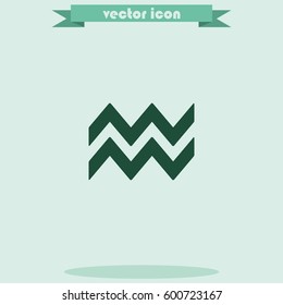 Aquarius zodiac sign.