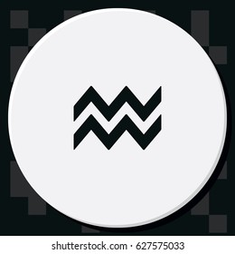 Aquarius zodiac sign.