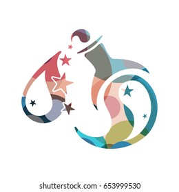 Aquarius zodiac Sign, vector illustration