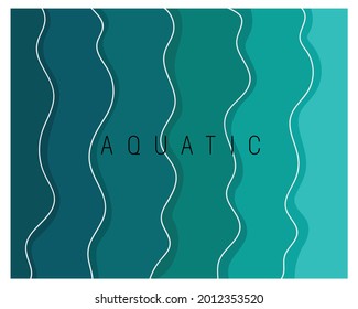 aquatisch-grüner Hintergrund