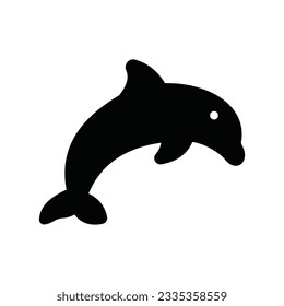 Aquatic mammal Vector icon which can easily modify or edit

