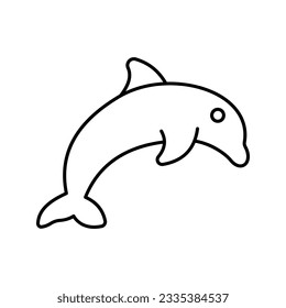 Aquatic mammal Vector icon which can easily modify or edit

