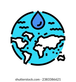 aquifer recharge hydrogeologist color icon vector. aquifer recharge hydrogeologist sign. isolated symbol illustration