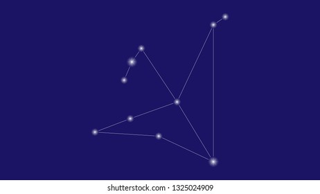 Aquila Constellation Vector Design