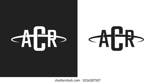 AR, ACR, logo, monogram, vector