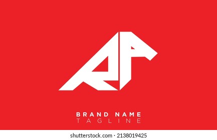 AR Alphabet letters Initials Monogram logo RA, A and R