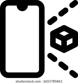 AR Apps, Realidade aumentada, Ícone de estrutura de tópicos de aplicativo